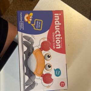 Orange and Gray Learning Penguin Toy